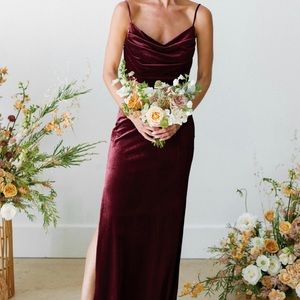 Revelry bridesmaid Burgundy Skye Maternity, never been worn